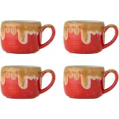 Bloomingville Sheen Tassen rot 4er Set