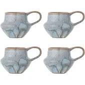 Creative Collection Bessie Tassen blau 4er Set