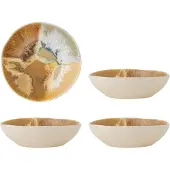 Bloomingville Lacey Schalen gelb 4er Set