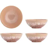 Bloomingville Darlene Schalen rosa 4er Set