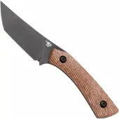 Bestech STEP BFK06D Blackwashed D2, Brown Micarta, Fahrtenmesser