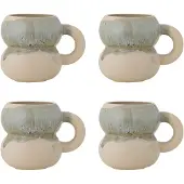 Bloomingville Luna Tassen blau 4er Set
