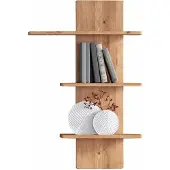 Massivart Wandboard Wildeiche massiv geölt 70 cm - montiert - LUCAS