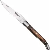 Laguiole En Aubrac Brown Pakkawood, Matt Bolsters, Taschenmesser, 12 cm