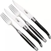 Laguiole En Aubrac CCF99EBIHL 4-teiliges Besteckset, Ebenholz