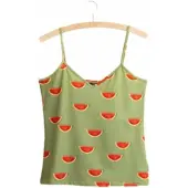 Snurk Träger-Top Watermelon Damen Grün-M