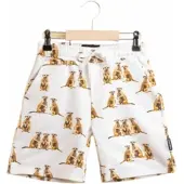 Snurk Shorts Meerkats Kinder Weiß-Größe 104