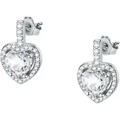Morellato Romantic silver earrings with Tesori crystals SAVB05 (L)