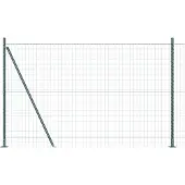 vidaXL Euro-Zaun mit Betonsockel 25 x 1,2 m PVC-beschichteter Stahl