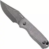 Kizer Cutlery Drop Bear 1092A1 Blackwashed AEB-L, Black Micarta, Fahrtenmesser