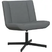 vidaXL Drehstuhl Dunkelgrau 63 x 75 x 76 cm Stoff