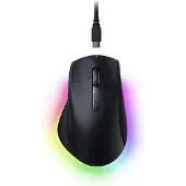 Razer Pro Click V2, rechts, Optisch, RF Wireless + Bluetooth + USB Type-C, 30000 DPI, Schwarz