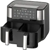 Concept Air Fryer greaseless double fryer 8L FR8000 Black Silver