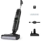 Rowenta X-Clean 4 Nass-Trockensauger GZ5037, Stabstaubsauger, Beutellos, Aluminium, Grau, Rechteckig, Trocken&Nass, Schaum
