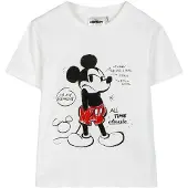 Disney Micky Maus T-Shirt, Weiß, 104-110