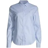 Gant Langarmbluse "New Slim Stretch Oxford Blouse" für bequemen Sitz u. Bewegungsfreiheit, New Slim Stretch, bügelfrei