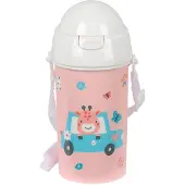 Safta Preescolar Jirafa Automatic Opening Water Bottle with Straw