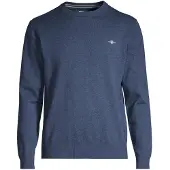 Gant Pullover Cotton Crew Herren Dark Jeansblue Melange-XXXL