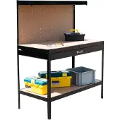 HTI Werkbank Havel 1 mit Schublade und Ablage, 120 cm breit, 150 cm hoch