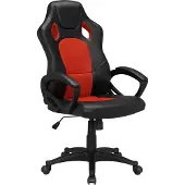 HTI Drehstuhl Schwarz-Rot Daytona