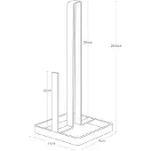 Yamazaki Küchenrollenhalter Tower Silver