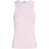 Tommy Hilfiger Slim 5x2 Rib Tank Top Light Pink Größe: M | Tanktops Outlet | Damen | Rosa