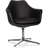 Hjh OFFICE ARTEMIA - Loungesessel Schwarz