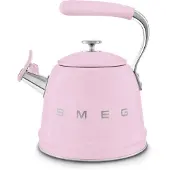 Smeg 2,3-liter-wasserkocher mit rosa pfeife WKF01PK
