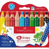 Faber Castell - Colour Pencil Grippy Set of 10 pcs (110624)