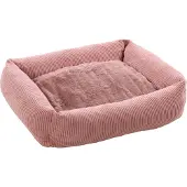 Flamingo Hundebett mit Reißverschluss Colette Rechteckig 50 cm Rosa
