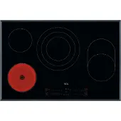 AEG HK857870FB, Schwarz, Integriert, 80 cm, Zonen-Induktionskochfeld, Keramik, 4 Zone(n)
