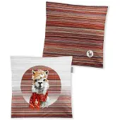 Irisette Dekokissen "Soft-Set 8956", rot, B:45cm L:45cm, Obermaterial: 100% Polyester, Dekokissen_Sitzkissen_Kissenhüllen, Dekokissen, kuschelig weich
