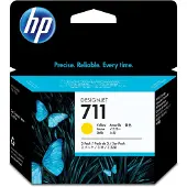 HP 711 (CZ136A) Druckerpatrone 3x Gelb - Multipack