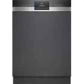 Siemens iQ300 SN53ES06VE, Halb integriert, Standardgröße (60 cm), Grau, Berührung, 1,75 m, 1,65 m