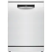 Bosch Serie 6 SMS6ECW15E, Freistehend, Standardgröße (60 cm), Weiß, Berührung, Tiefer, höher, Zusammenklappbar