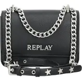 Replay Umhängetasche Abendtasche Crossbody Bag Black schwarz