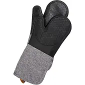 Wenko Topfhandschuhe "Modell Ada", (Set, 2 tlg.), Ofen- und Grillhandschuhe, extra langer Schaft, Baumwollinnenseite