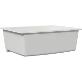 vidaXL Küchenspüle Weiß 54 x 44 x 20 cm Granit