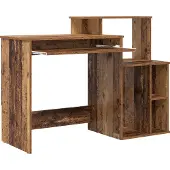 vidaXL Schreibtisch Altholz Holzwerkstoff 120,5 x 44 x 88,5 cm