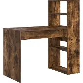 vidaXL Schreibtisch Geräucherte Eiche Holzwerkstoff 113 x 54 x 120 cm