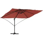 vidaXL Sonnenschirm Terrakotta 351 x 250 x 260 cm