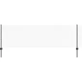vidaXL Sechseckzaun mit Pfosten 100 x 0,8 m PVC-beschichteter Stahl