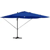 vidaXL Sonnenschirm 351 x 250 x 253 cm Polyester und Aluminium