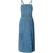Pepe Jeans für Damen. PL953767 Kleid Elodie blau (L), Lässig, Baumwolle, Ärmellos / Hosenträger