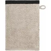 Cawö Waschlappen Lifestyle Splash Reversible Linen/Basalt (6er-Set)