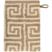 Cawö Waschlappen Noblesse Elegance Allover Sand (6er Set)