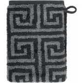 Cawö Waschlappen Noblesse Elegance Allover Black (6er Set)