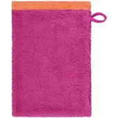 Cawö Waschlappen Lifestyle Splash Wendbar Pink/Mandarine (6er Set)
