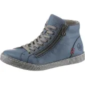Rieker Damen Schnürboots Stiefeletten Schnürung Z1221, Größe:41 EU, Farbe:Blau