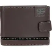Pepe Jeans für Herren. 7183342 Braunes Klebeband Portemonnaie (OSFA), Lässig, Leder